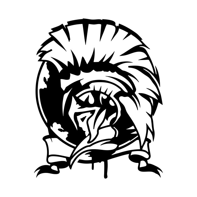 630x630 Spartan Helmet Stencil