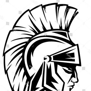 300x300 Spartan Warrior Black White Vector Profile Sohadacouri