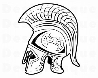 340x270 Spartan Helmet Dxf Etsy