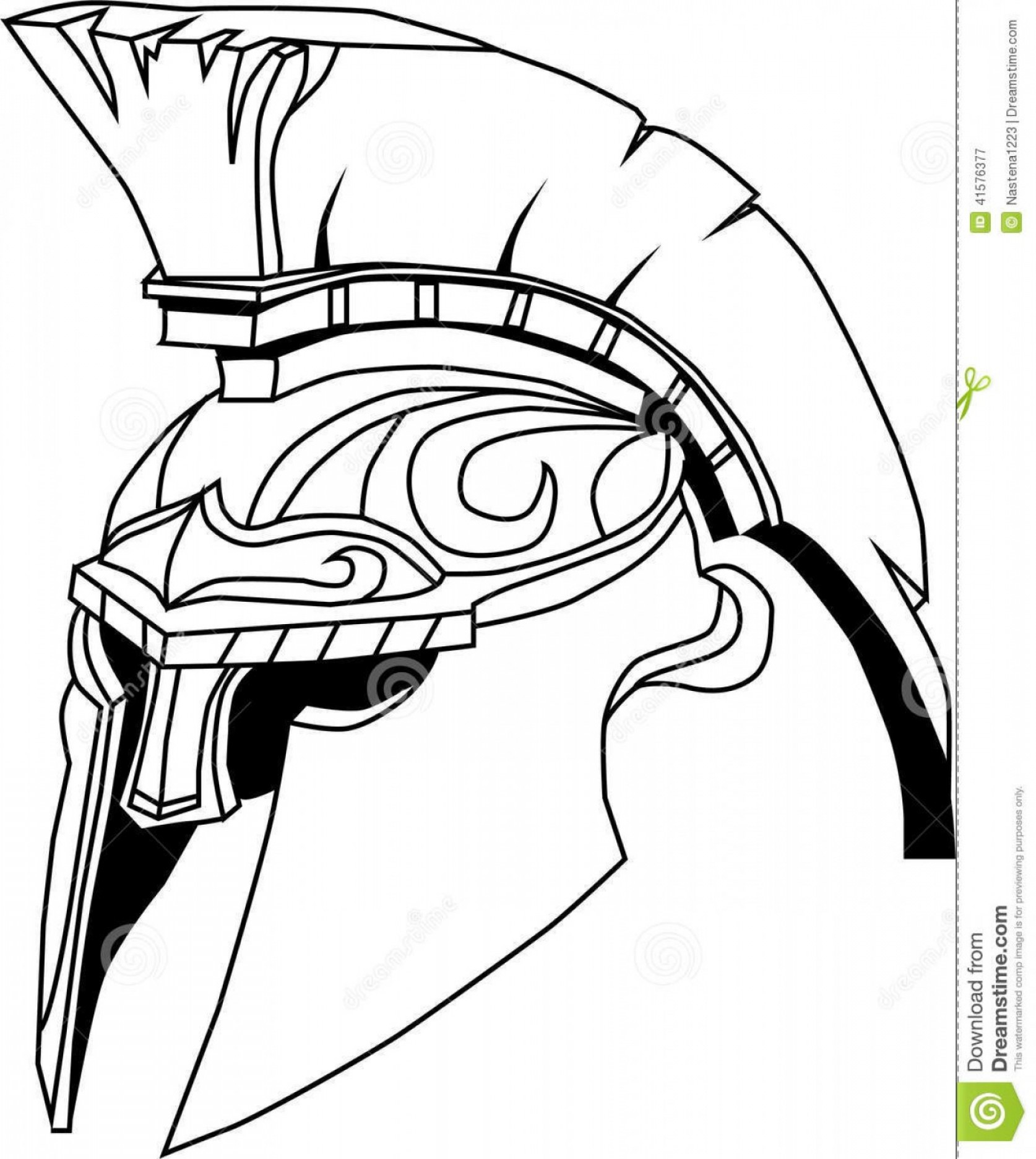 1674x1872 Stock Illustration Spartan Helmet Illustration Ancient Greek