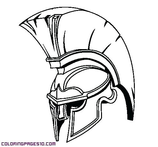 505x470 Spartan Helmet Coloring Pages Carinsurancezd Pro