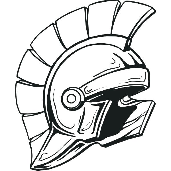 600x600 Spartan Helmet Coloring Pages Haljinezamaturu