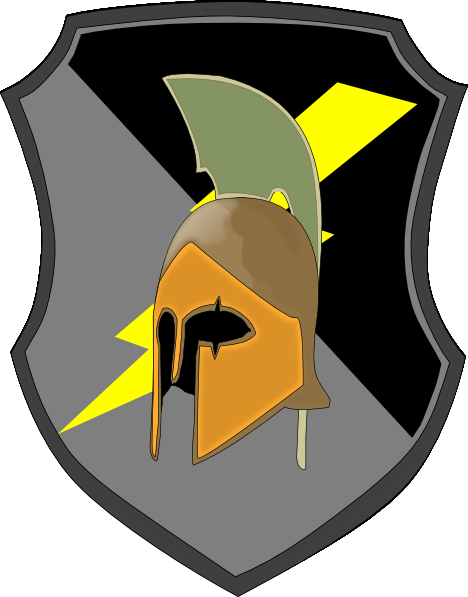 468x597 Lightning Spartan Shield Clip Art