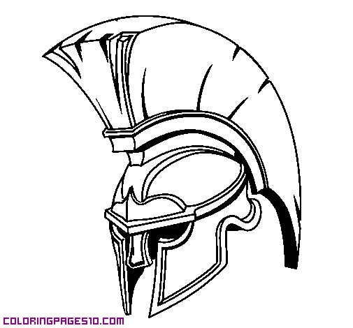 505x470 Photos How To Draw Spartan Helmet