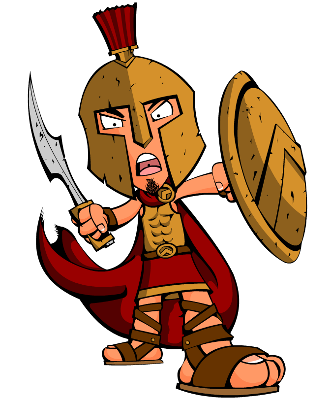 673x816 Warrior, Cartoon, Graphics, Transparent Png Image Clipart Free