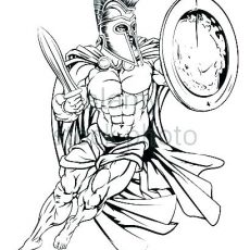 230x230 Nice Design Ideas Spartan Warrior Coloring Pages Halo To Print