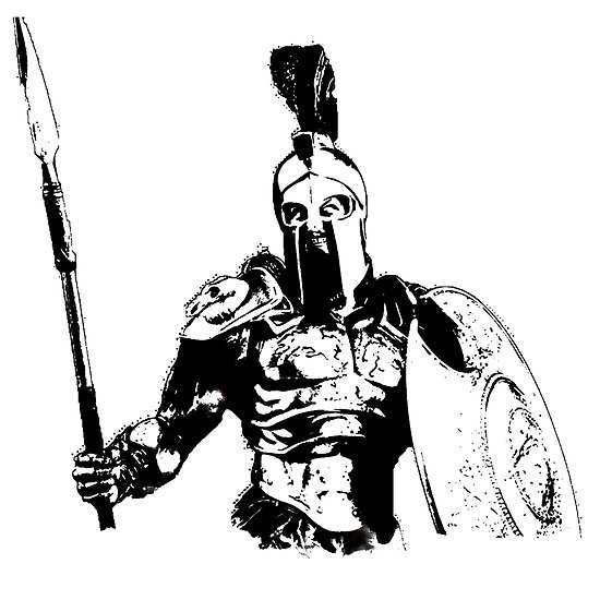 550x550 Spartan Warrior