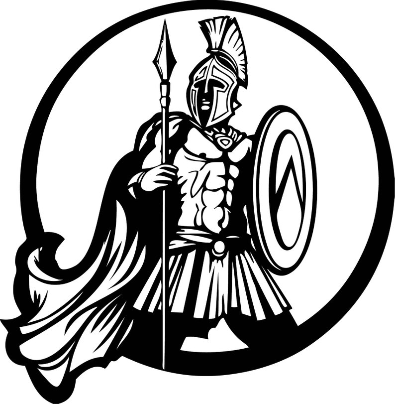 Spartan Warrior Drawing | Free download on ClipArtMag