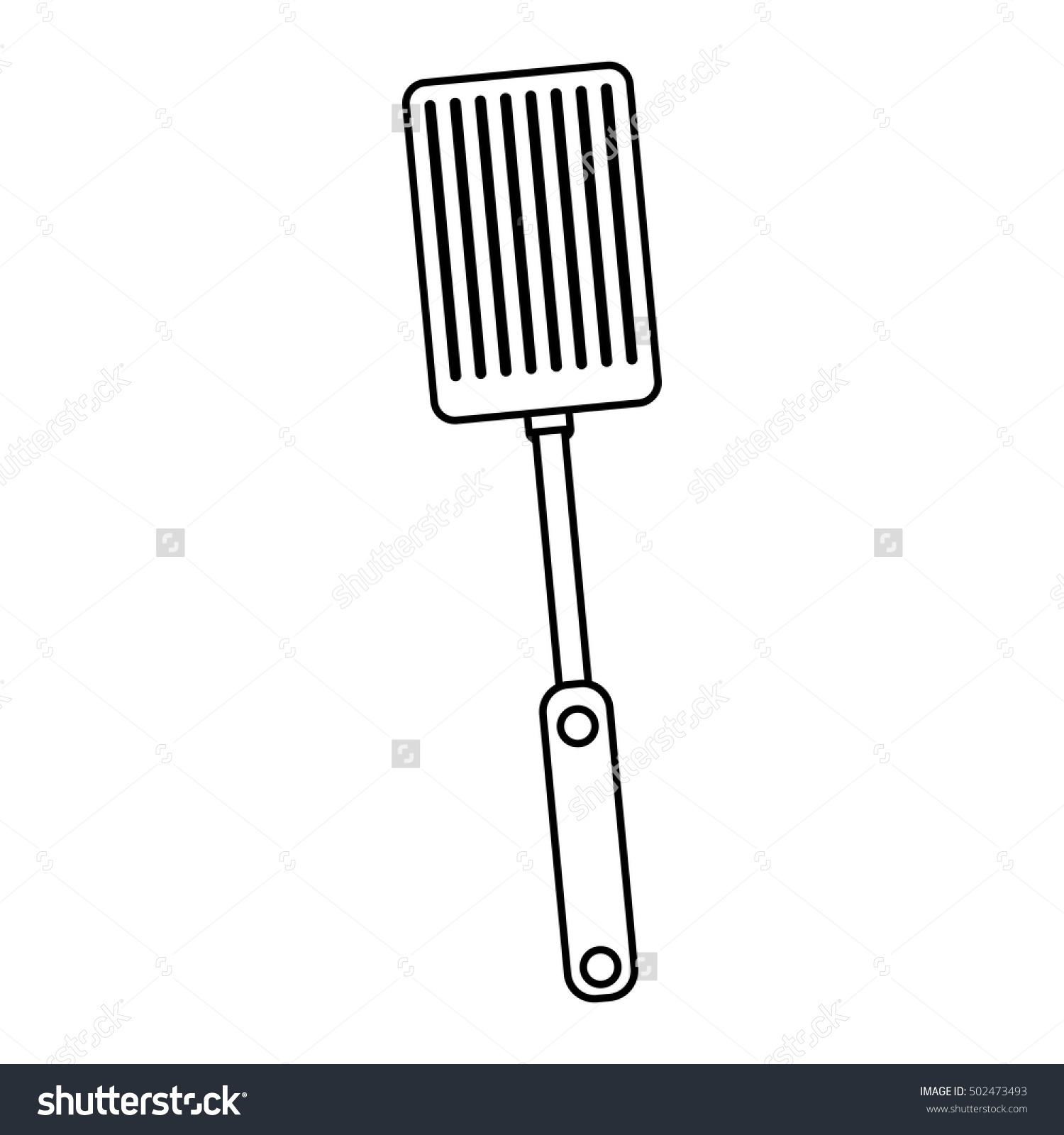 1500x1600 Spatula Silhouette Clipart Black And White Collection