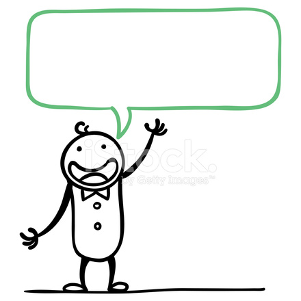 440x440 Cartoon Man Speaking Stock Vector