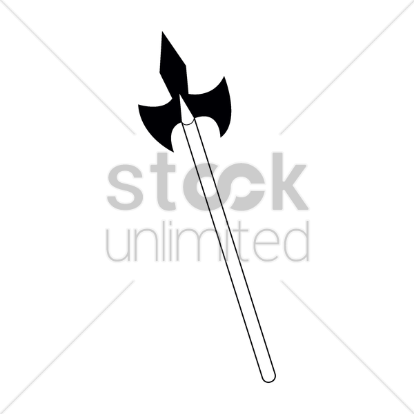 600x600 Spear Vector Image