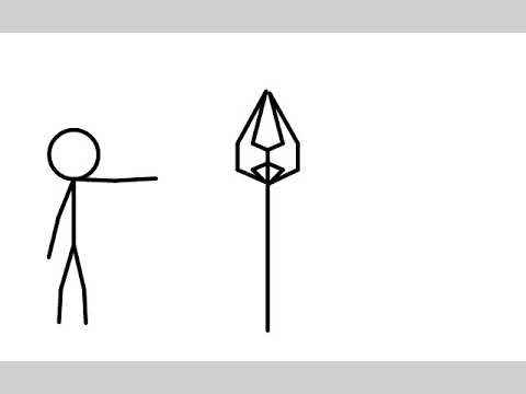 480x360 Animation Of Stickman Throwing Spear