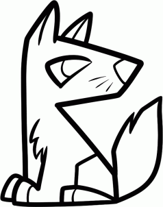 238x302 How To Draw How To Draw A Coyote For Kids