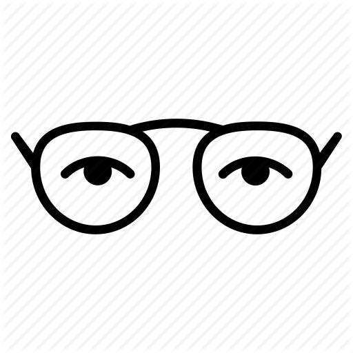 512x512 eyesight, glasses, read, see, sight, specs, spectacles icon
