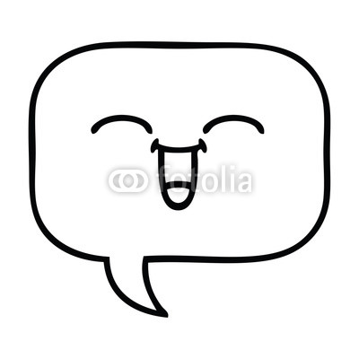 400x400 Line Drawing Cartoon Speech Bubble Buy Photos Ap Images