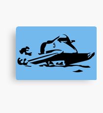 210x230 Speedboat Drawing Canvas Prints Redbubble
