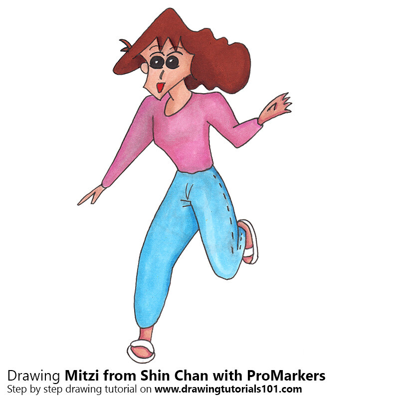 800x800 Mitzi From Shin Chan With Promarkers