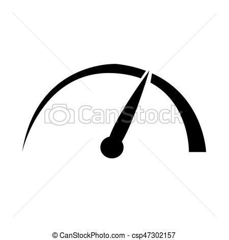 450x470 speedometer icon clipart vector