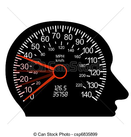 450x470 car speedometer in the human brain