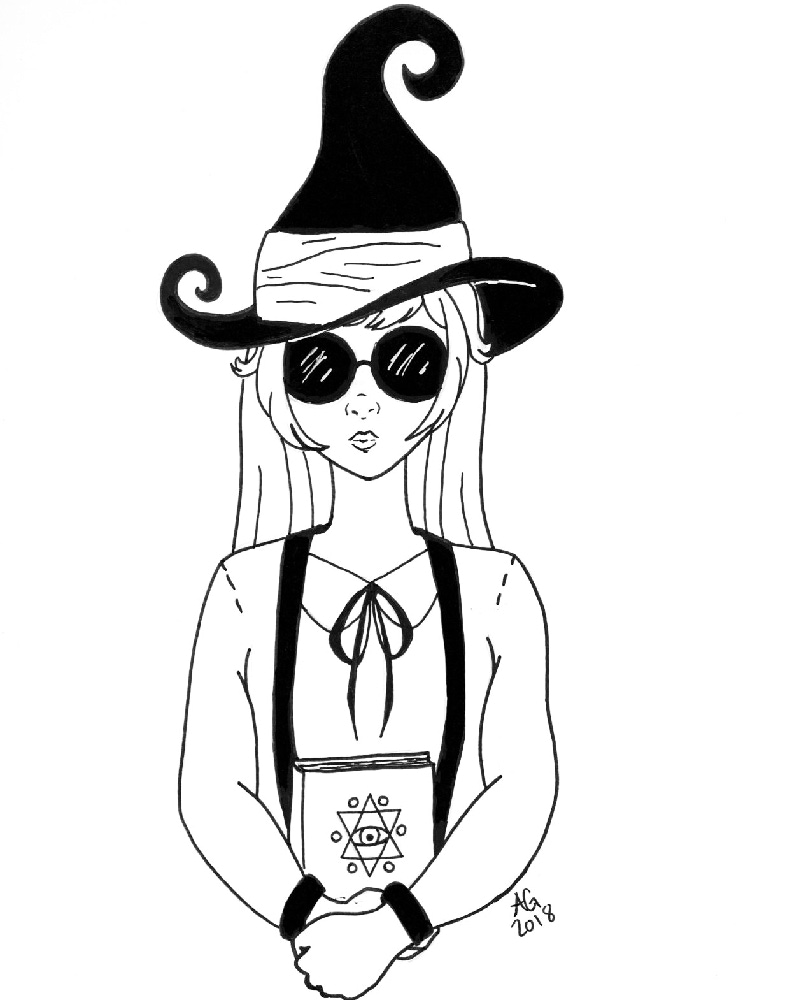 799x1000 Finally Sat Down To Draw Inktober Day Four Spell Artsnacks Mix