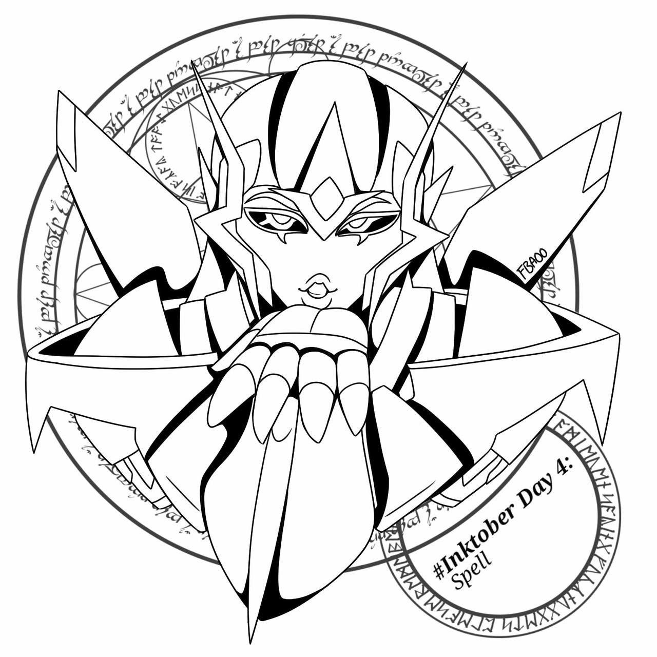 1280x1280 Inktober Day Spell