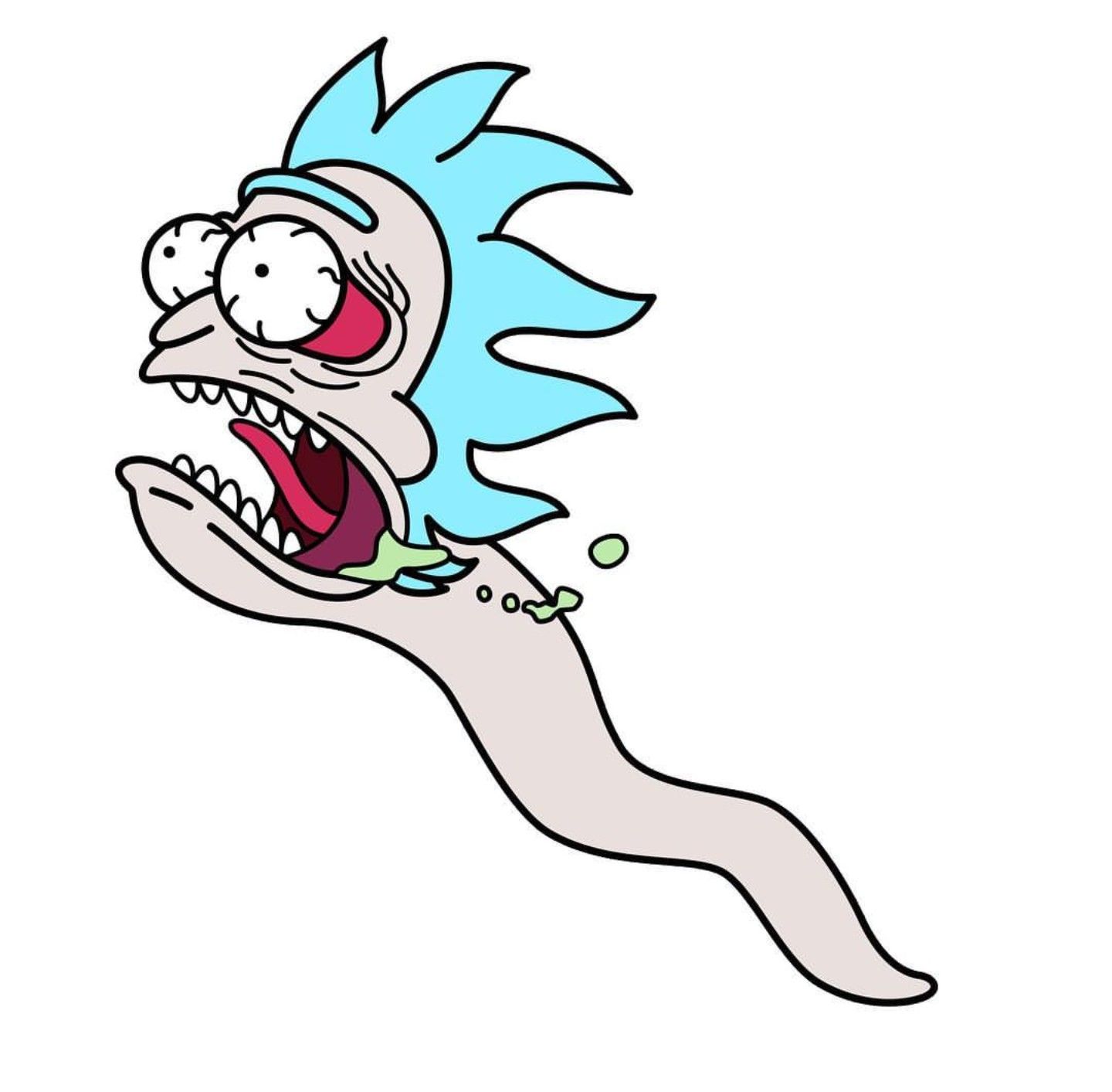 1440x1413 rick and morty x sperm rick art rick, morty, drawings