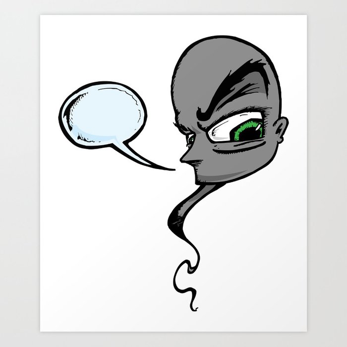 700x700 Sperm Guy Art Print