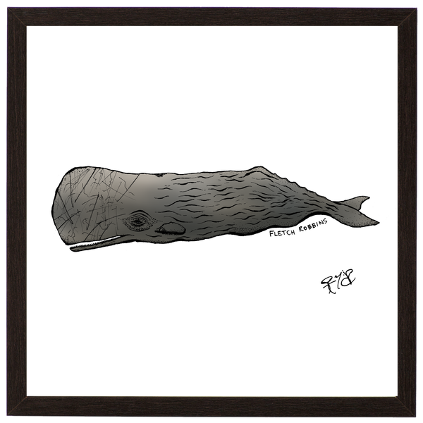 600x600 Sperm Whale Print Fletchrobbins