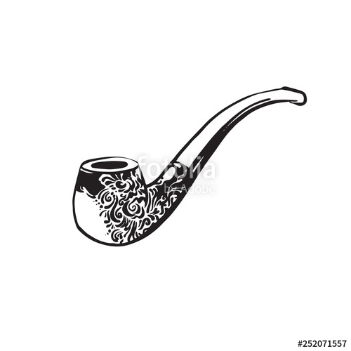 500x500 Decorative Vector Outline Illustration Of Sphinx Hand Drawn