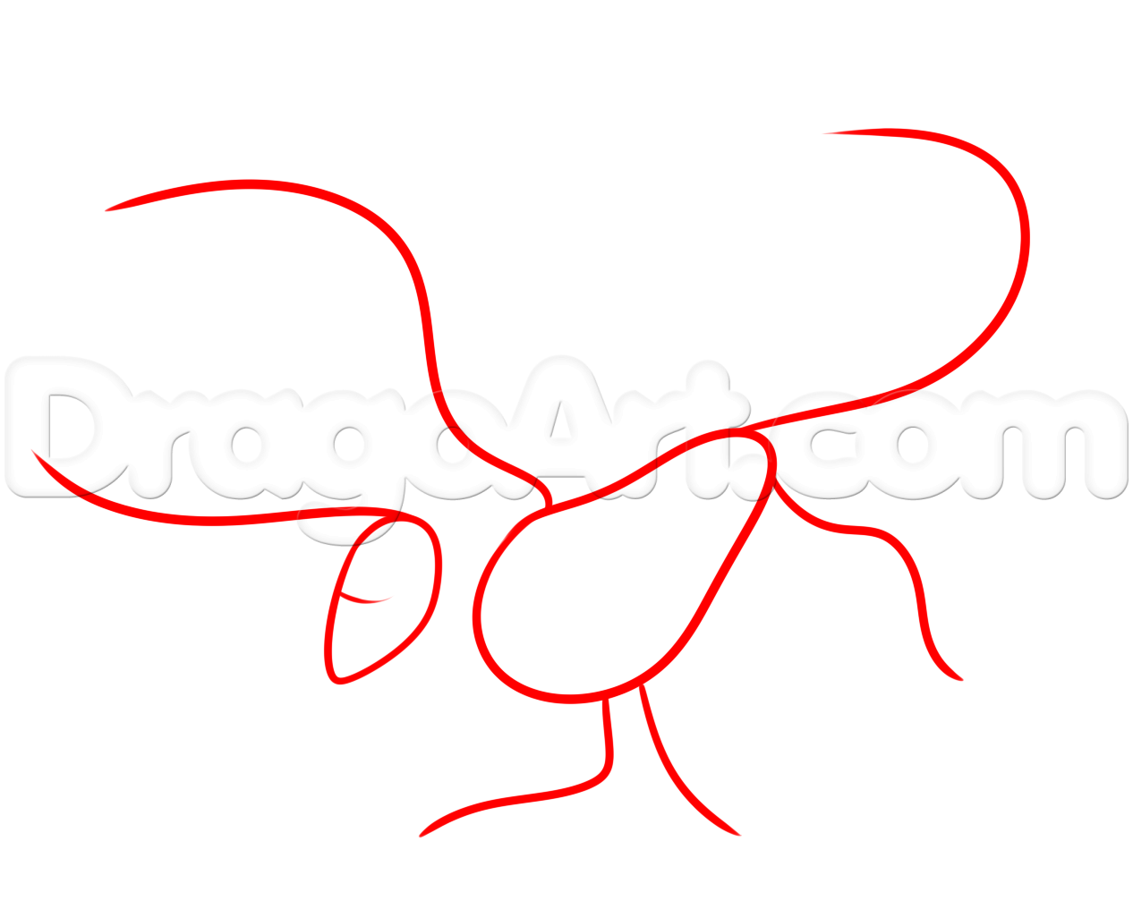 1266x1007 Easy Sphinx Drawing Lesson, Step