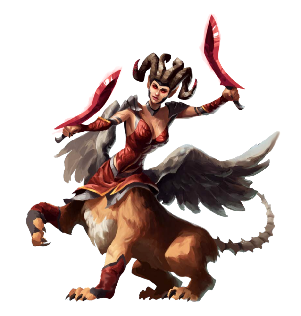 1240x1300 Half Fiend Female Sphinx Gynosphinx