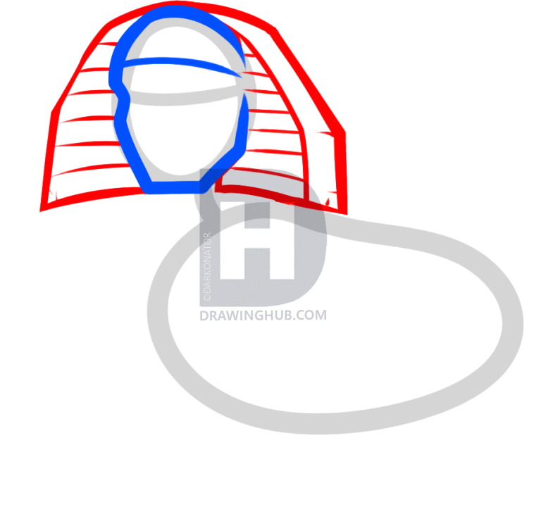 758x720 How To Draw A Sphinx For Kids, Step