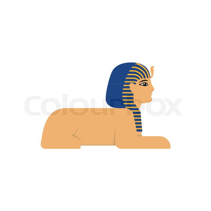 800x800 Vector Flat Sphinx