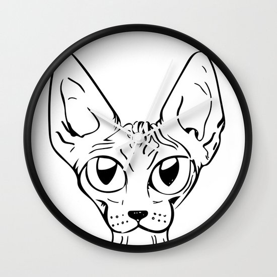 550x550 Sphynx Cat Cartoon