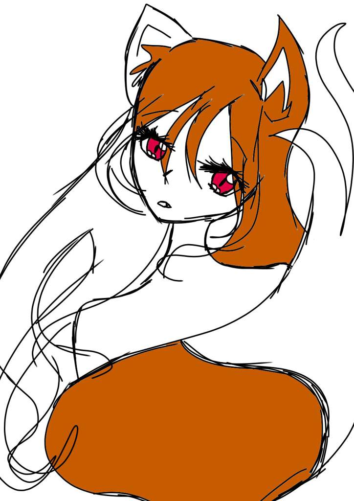 724x1024 spice and wolf drawing!!! shoujo amino amino
