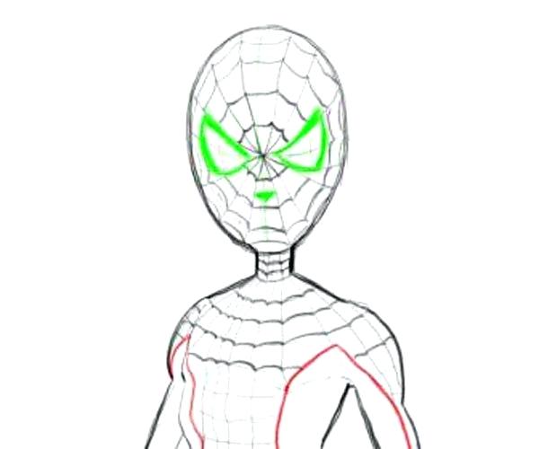 600x500 Easy To Draw Spider Spider Drawing Easy How To Draw A Superhero