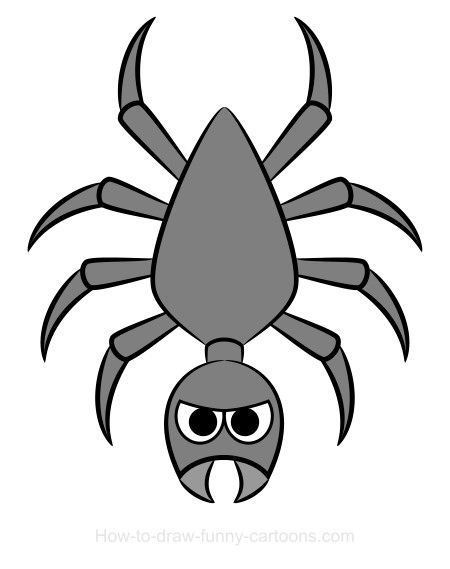 450x569 Spider Drawing