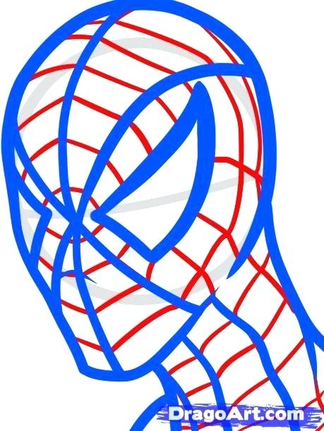 459x610 Spiderman Drawing Easy How To Draw Easy Spider Man Cartoon Drawing