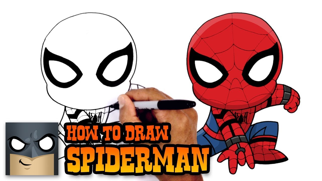 1280x720 How To Draw Spiderman Spiderman Homecoming