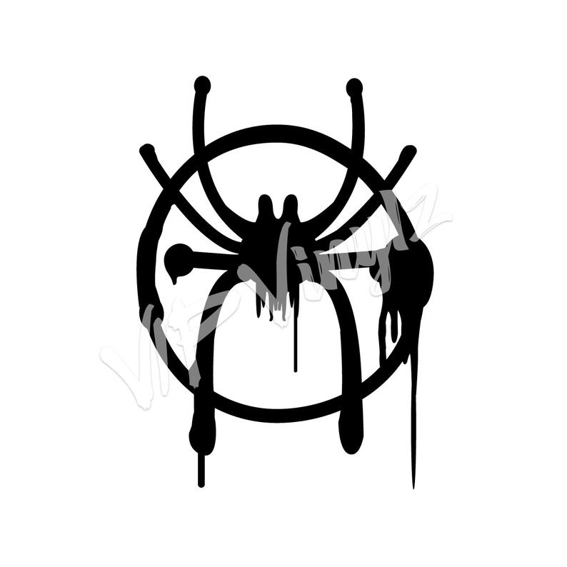 794x794 Miles Morales Spider Man Symbol From Spider Man Into The Etsy