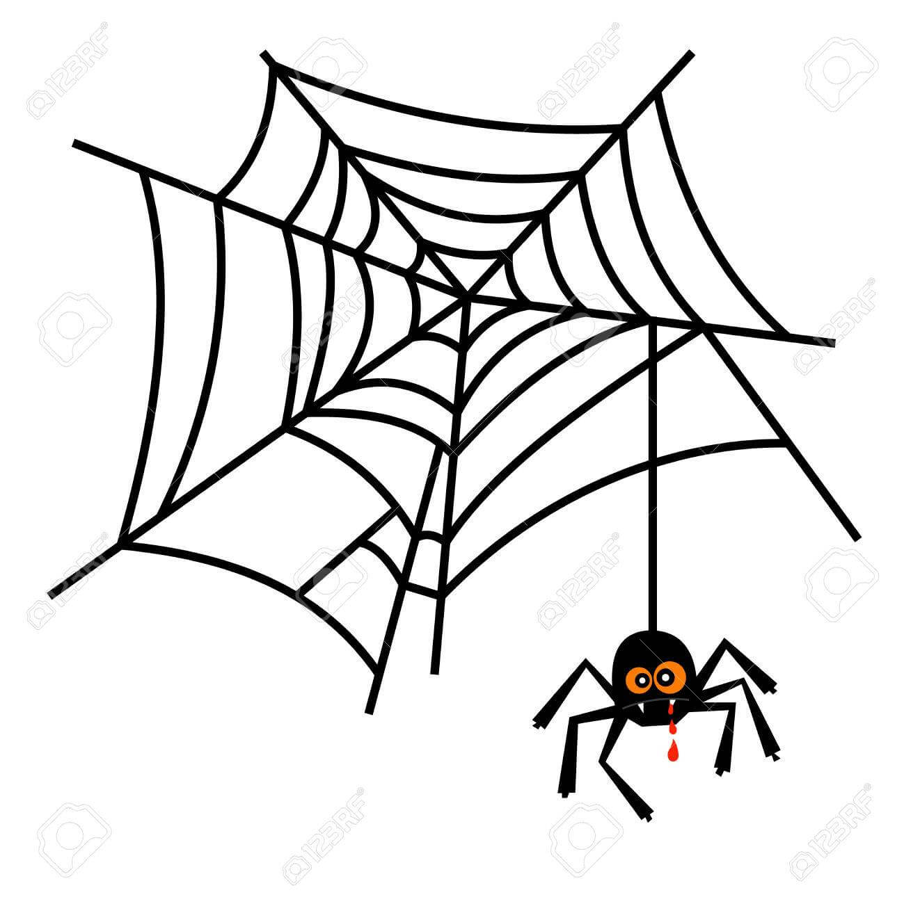 1299x1300 Free Spider Web Clipart