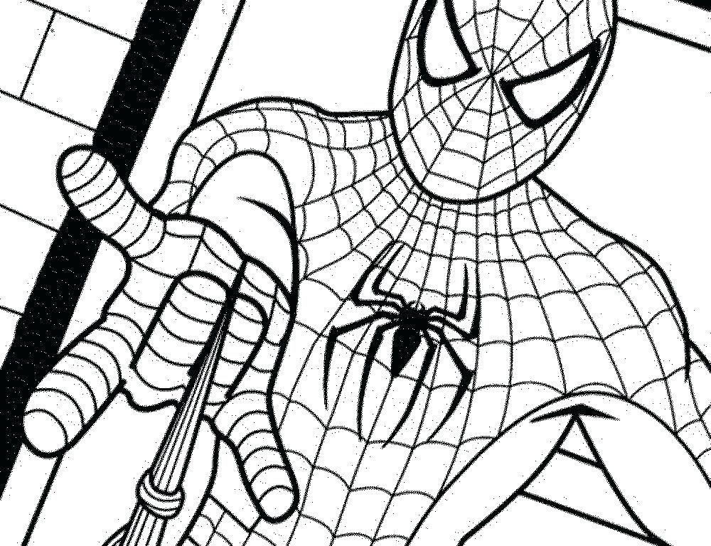 1000x768 Spiderman Symbol Coloring Pages Logo Sheet Spider Man Colouring
