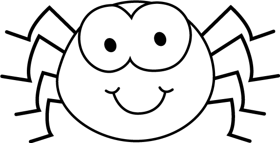 573x293 Spiders Drawing Outline Transparent Png Clipart Free Download