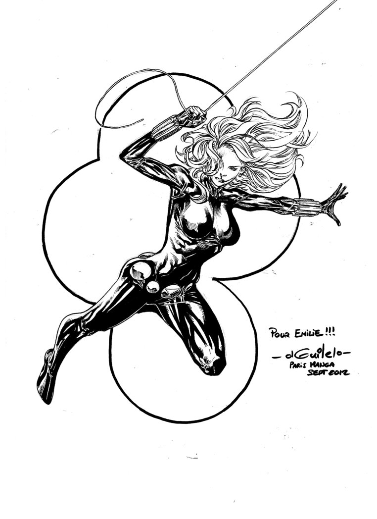 762x1048 Black Widow Superhero Drawing Easy Face Cute Spider Free Step