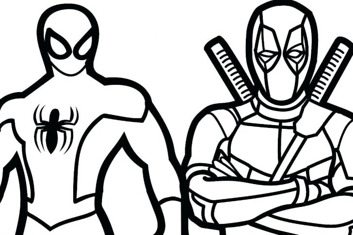 728x485 Spiderman Free Printable Coloring Sheets Pages Batman And Logo