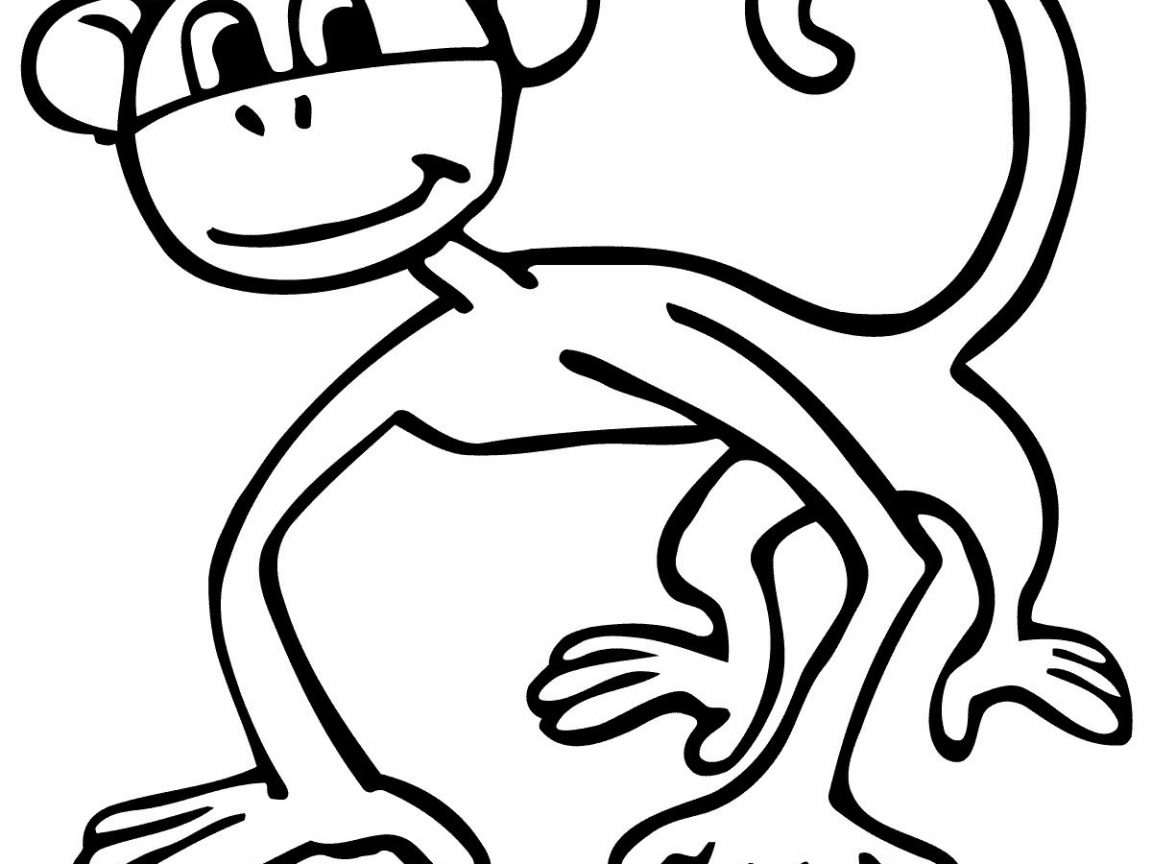 Monkey Spider Drawing Coloring Clipartmag Sketch Coloring Page.