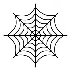 300x300 Photocobweb Spider On A White Background Silhouettes Of Spiders