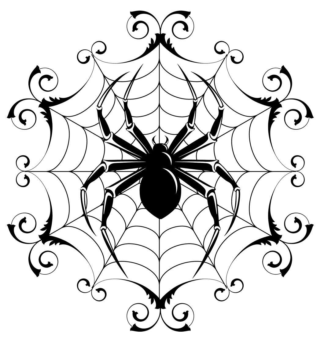 1060x1111 Collection Of Free Spiderweb Drawing Creepy Download On Ui Ex