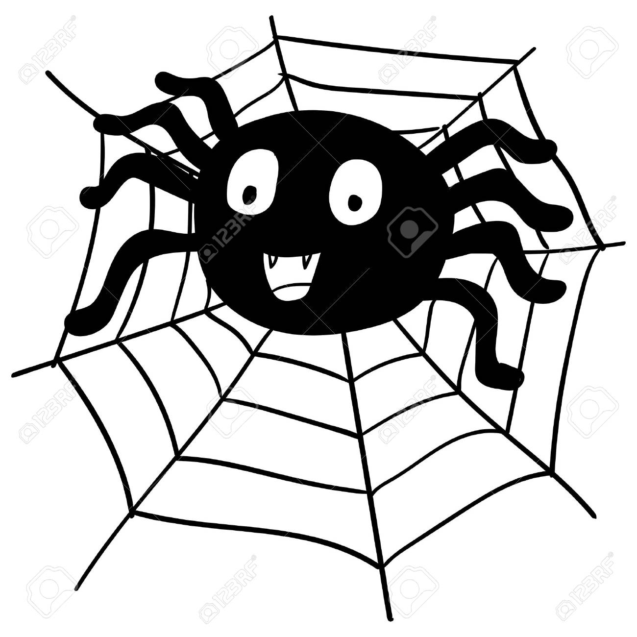 1300x1300 Huge Collection Of 'cartoon Spider Drawing' Download More Than