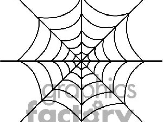 640x480 Spider Web Clipart Easy
